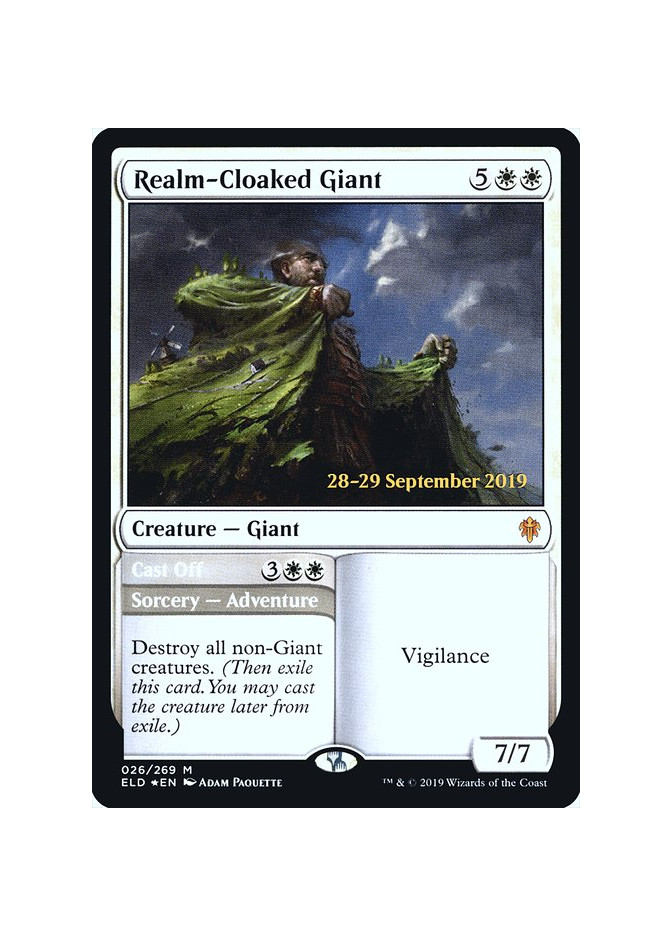 Realm-Cloaked Giant // Cast Off - Foil