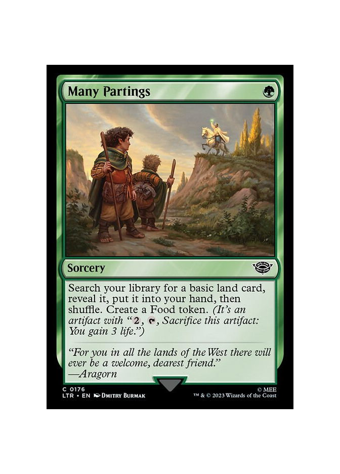 Many Partings - Foil