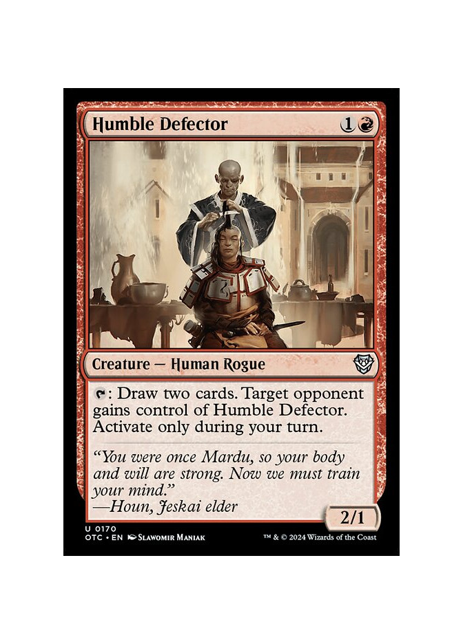 Humble Defector