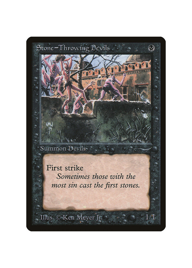 Stone-Throwing Devils