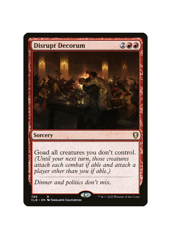 Disrupt Decorum