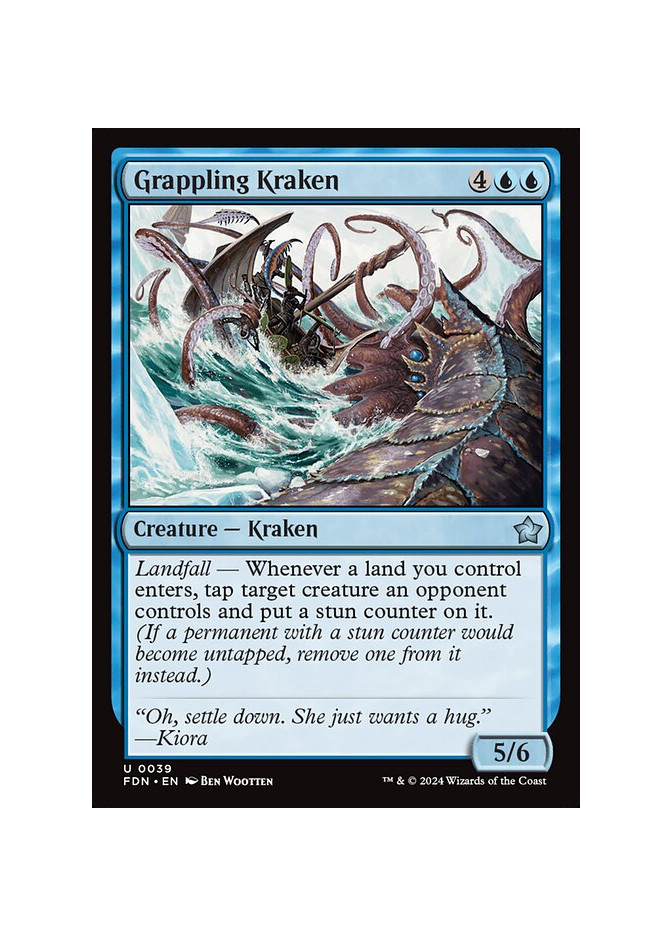 Grappling Kraken - Foil