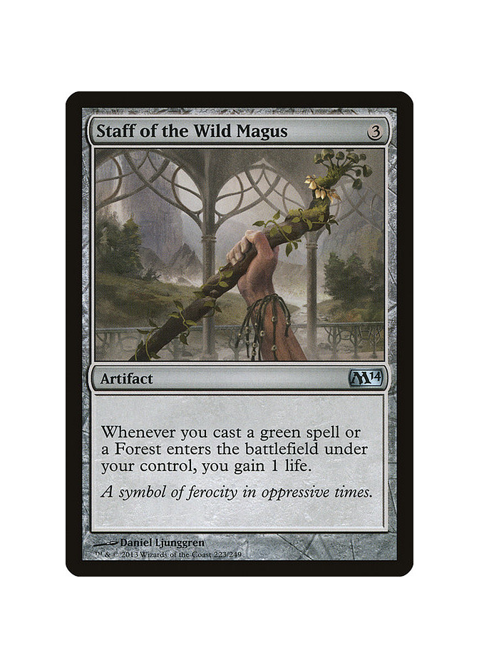 Staff of the Wild Magus - Foil