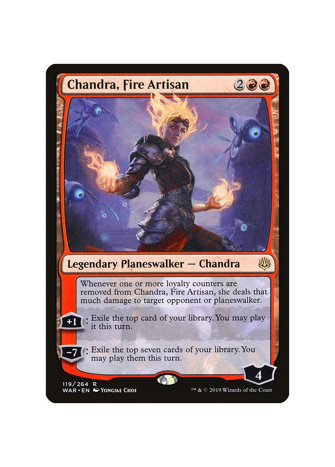 Chandra, Fire Artisan - Foil