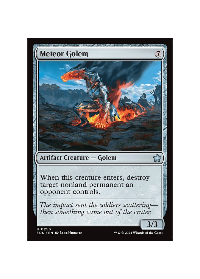 Meteor Golem - Foil