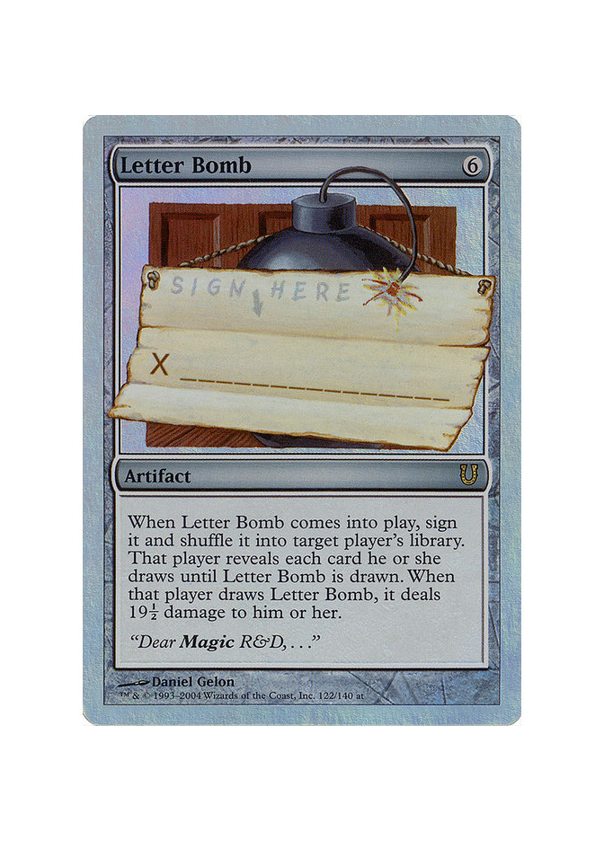 Letter Bomb - Foil