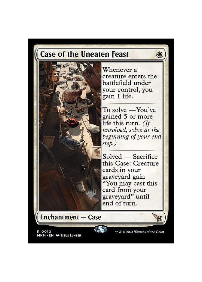 Case of the Uneaten Feast - Foil