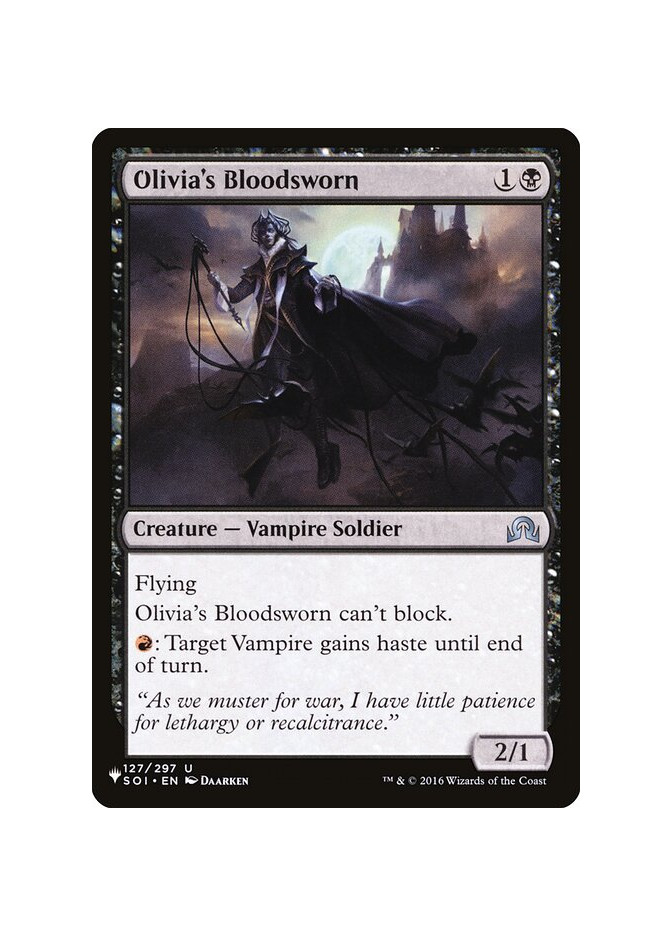 Olivia's Bloodsworn