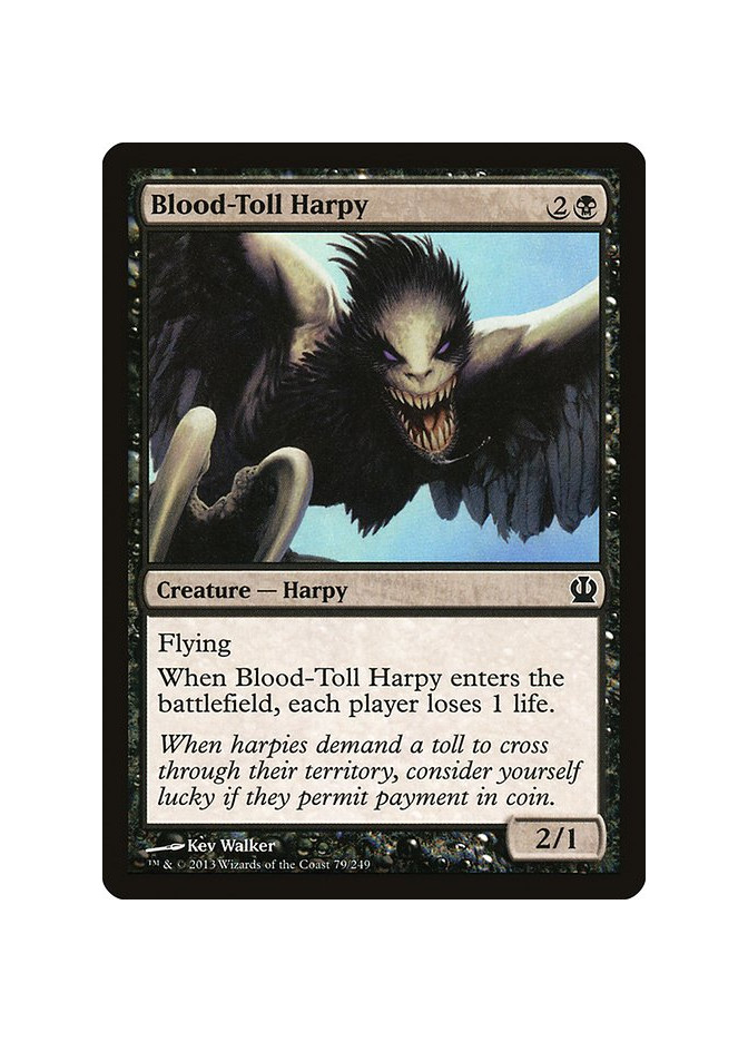Blood-Toll Harpy - Foil