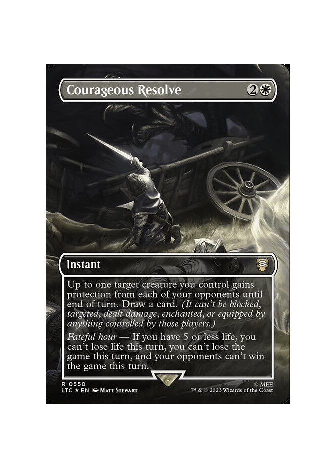 Courageous Resolve - Foil