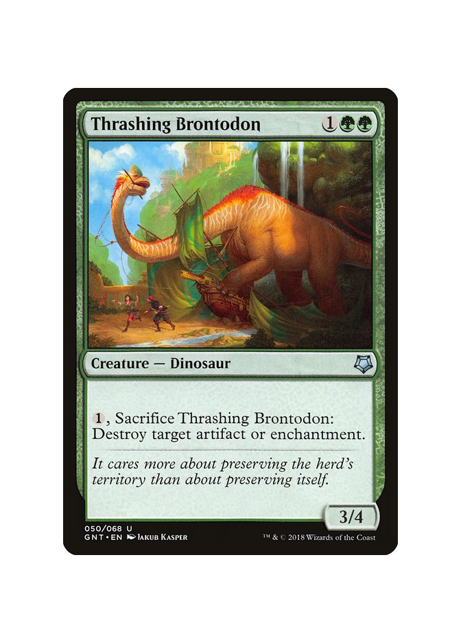 Thrashing Brontodon