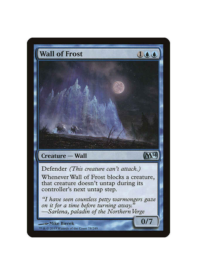 Wall of Frost - Foil