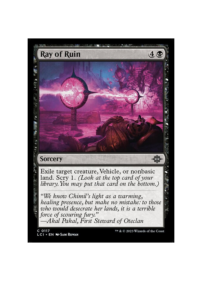 Ray of Ruin - Foil