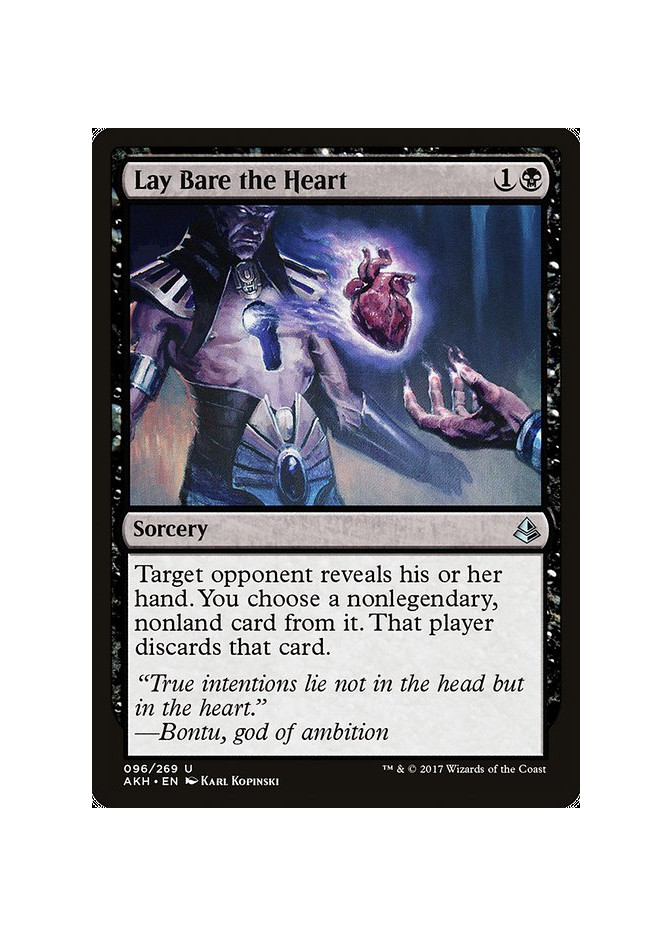 Lay Bare the Heart - Foil