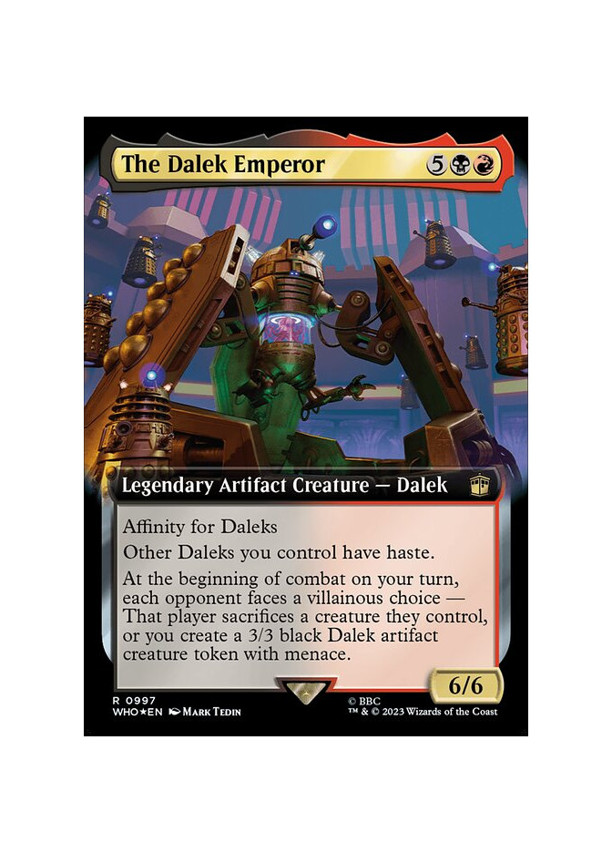 The Dalek Emperor - Foil
