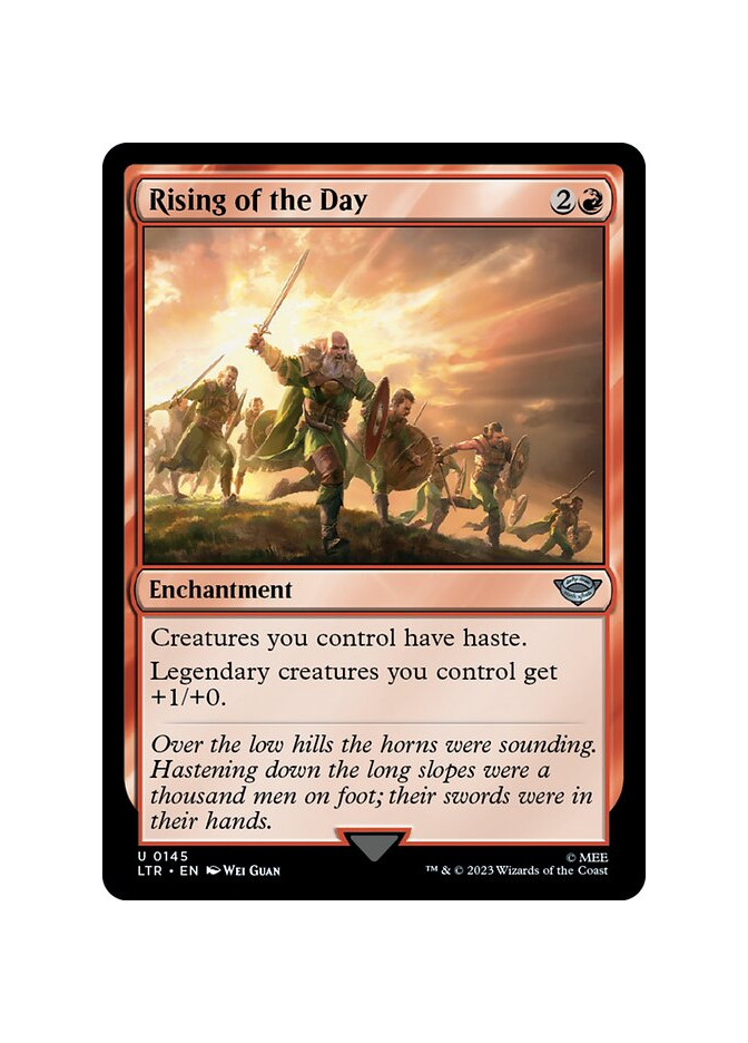 Rising of the Day