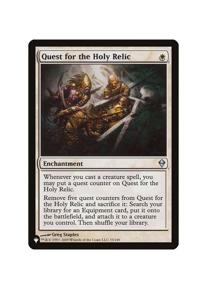 Quest for the Holy Relic