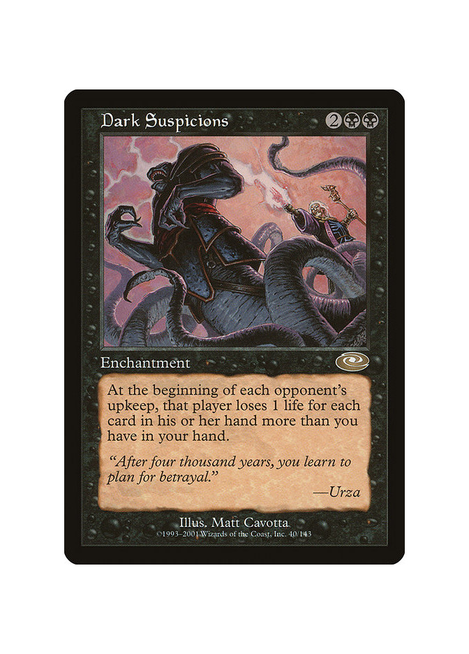 Dark Suspicions - Foil