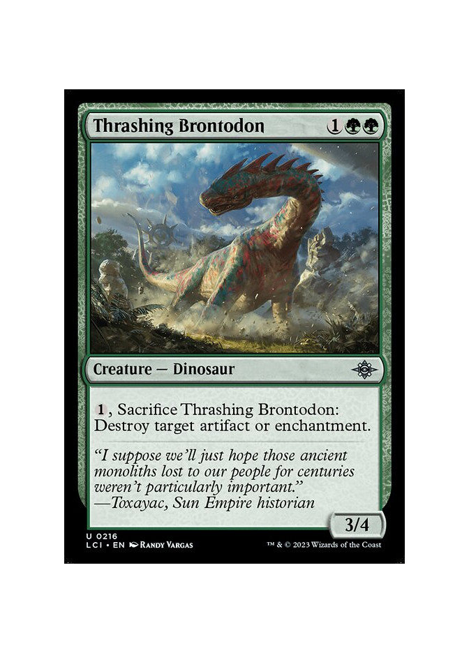 Thrashing Brontodon