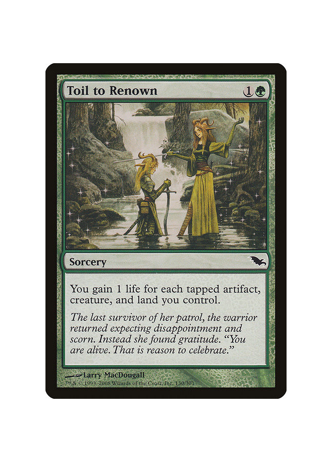Toil to Renown