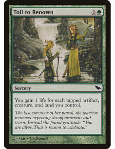 Toil to Renown - Foil