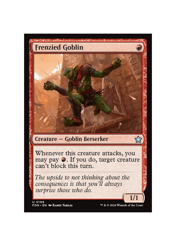Frenzied Goblin - Foil