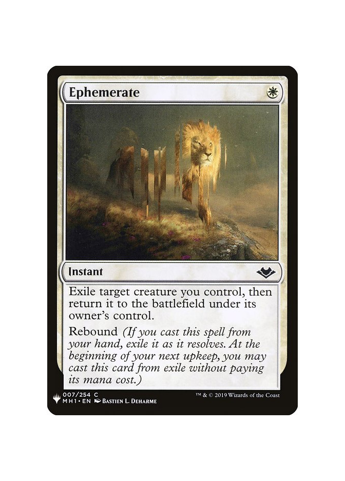 Ephemerate