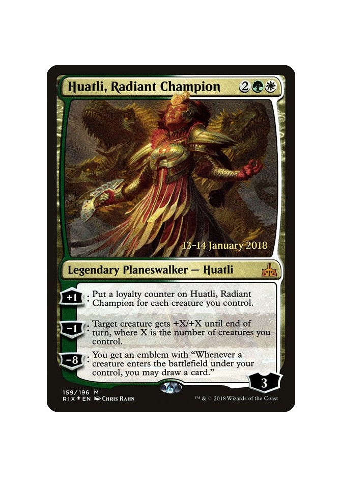 Huatli, Radiant Champion - Foil