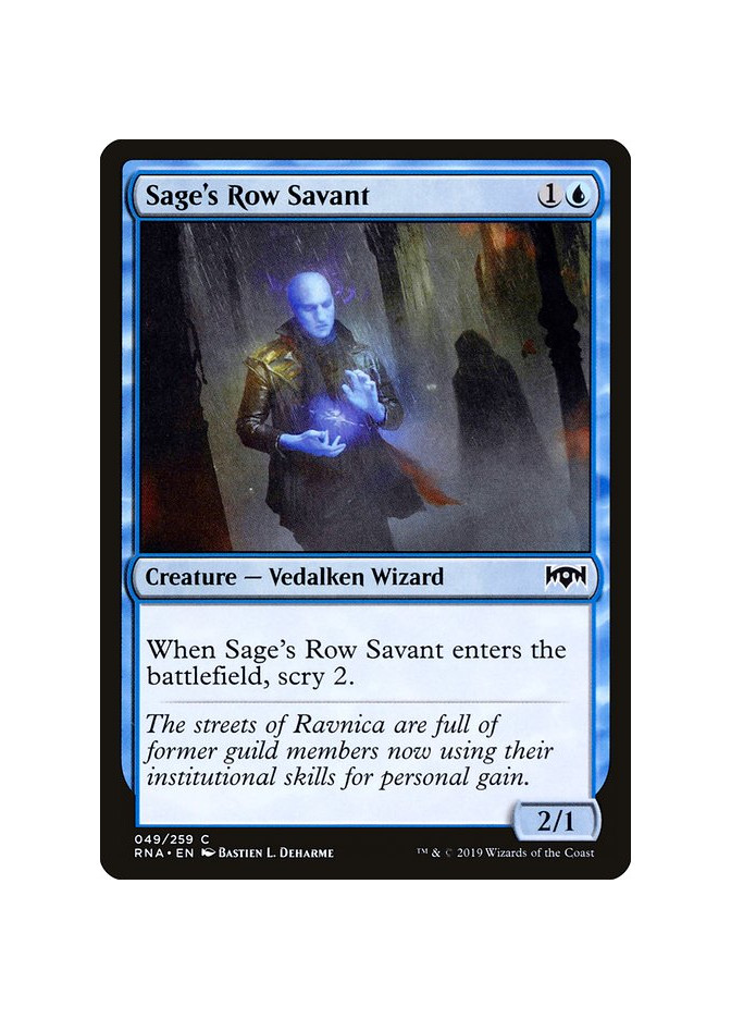 Sage's Row Savant