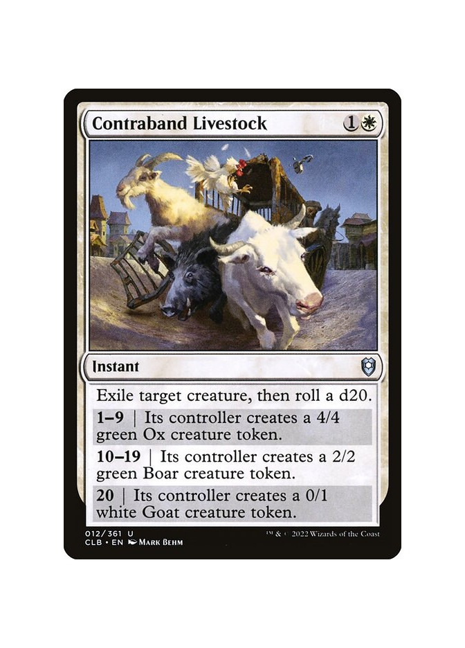 Contraband Livestock - Foil