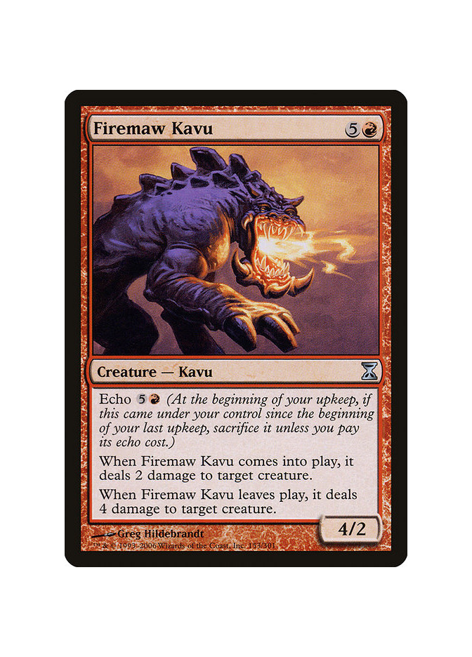 Firemaw Kavu - Foil