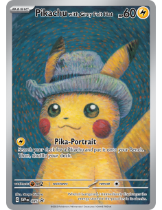 Pikachu with Grey Felt Hat
