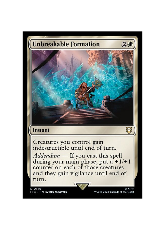 Unbreakable Formation