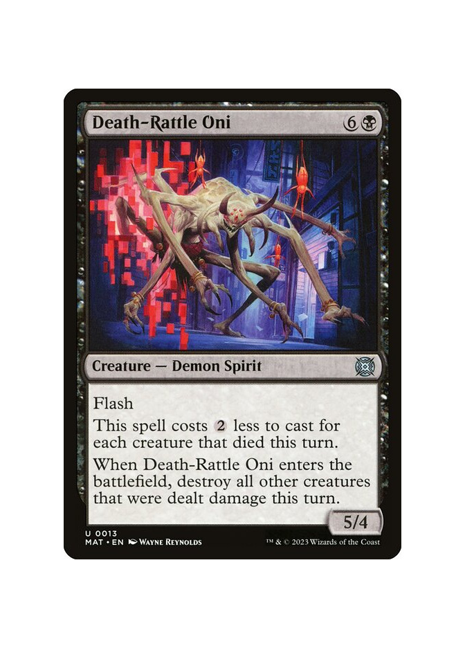 Death-Rattle Oni - Foil