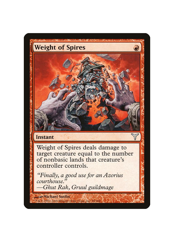 Weight of Spires - Foil