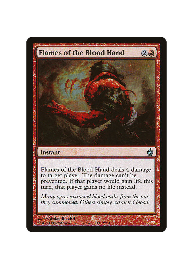 Flames of the Blood Hand - Foil