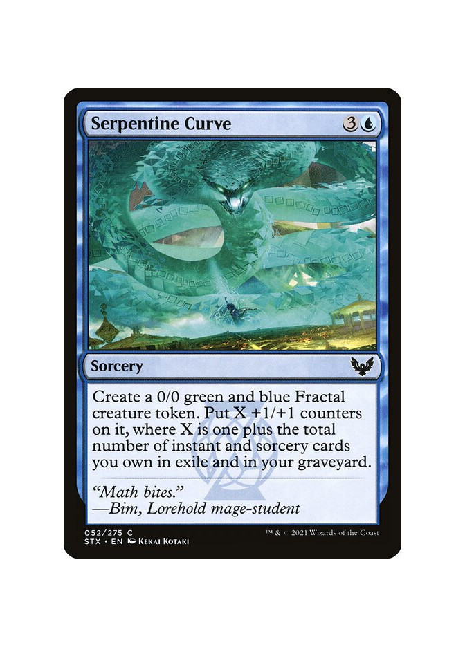 Serpentine Curve - Foil