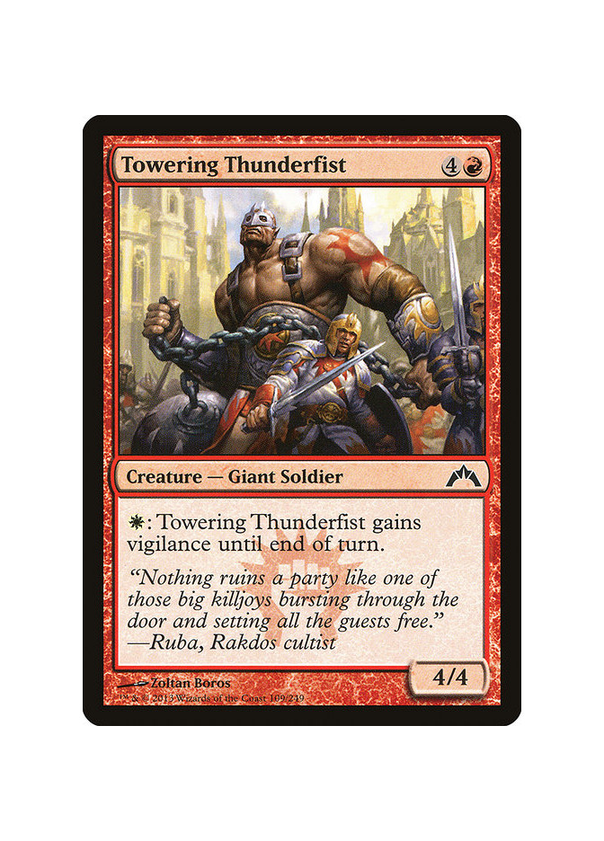 Towering Thunderfist