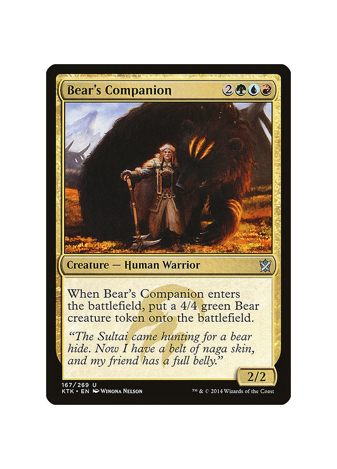 Bear's Companion - Foil