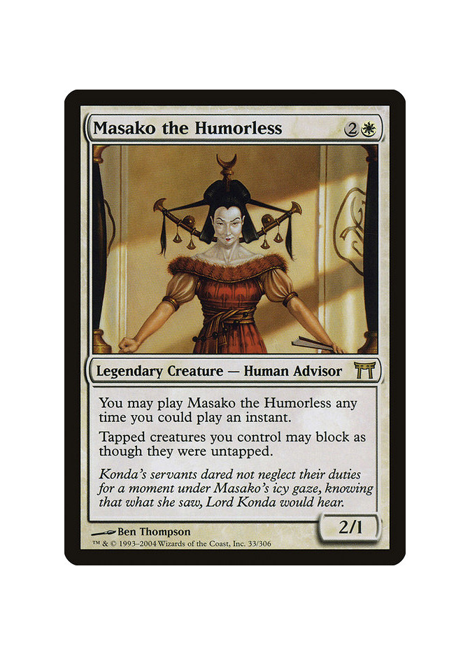 Masako the Humorless