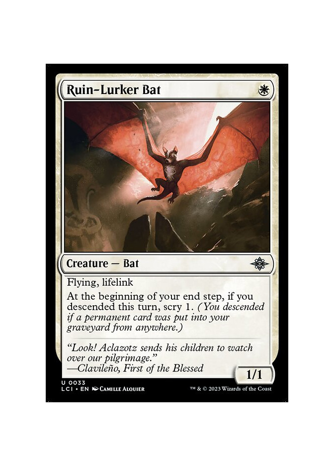 Ruin-Lurker Bat - Foil