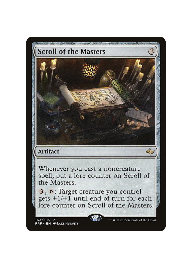 Scroll of the Masters - Foil