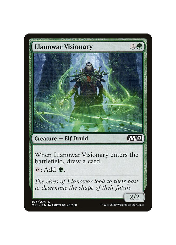 Llanowar Visionary - Foil