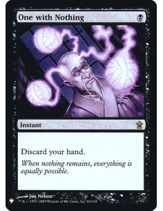 One with Nothing - Foil
