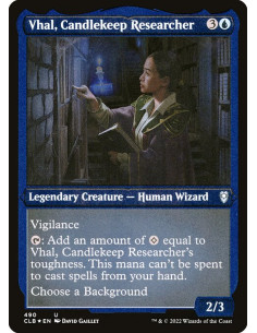 Vhal, Candlekeep Researcher - Foil