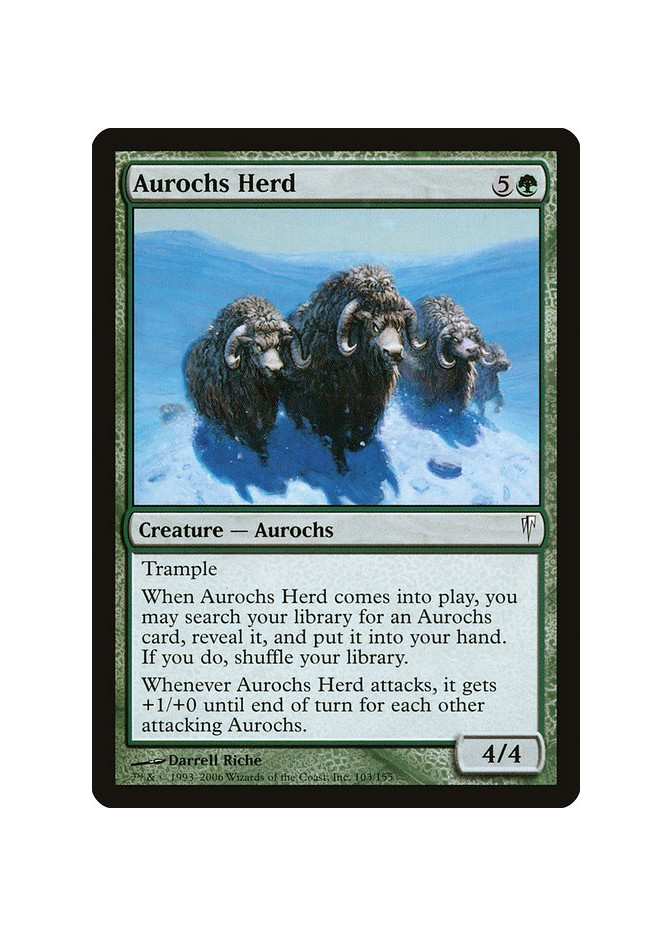 Aurochs Herd - Foil