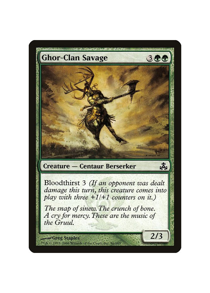 Ghor-Clan Savage - Foil