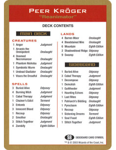 Peer Kröger Decklist