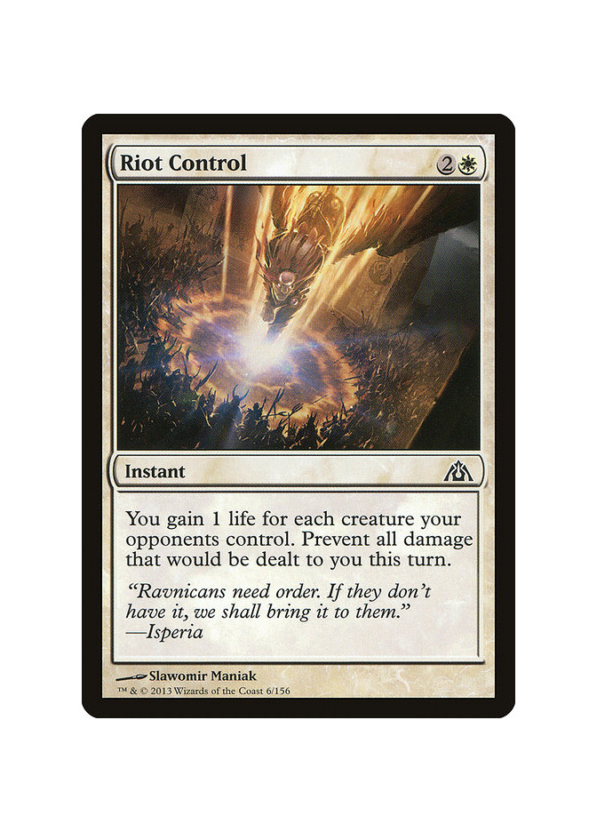 Riot Control - Foil