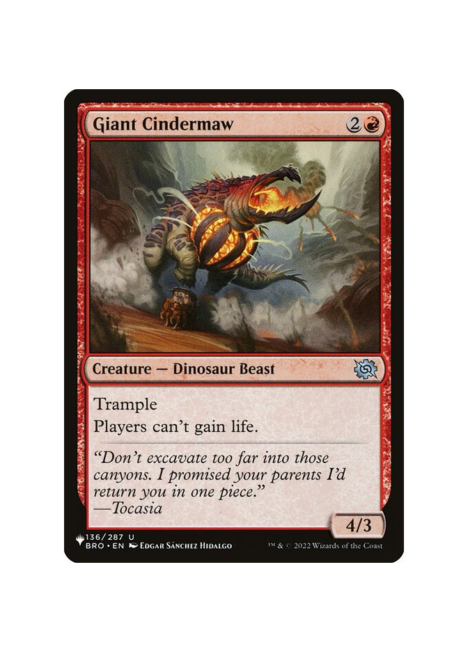 Giant Cindermaw